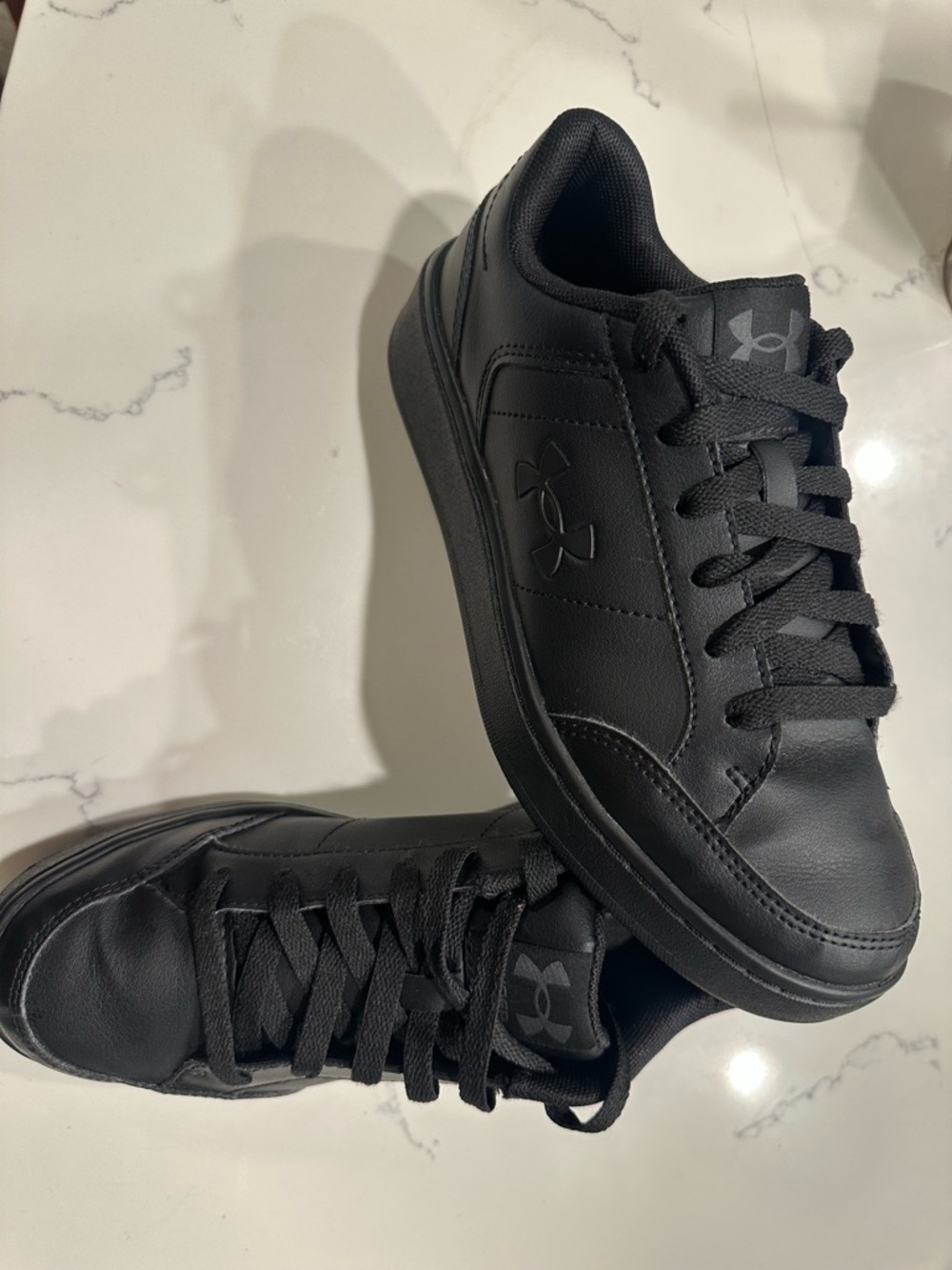 Under Armour Black Kids' Low-Top Sneakers